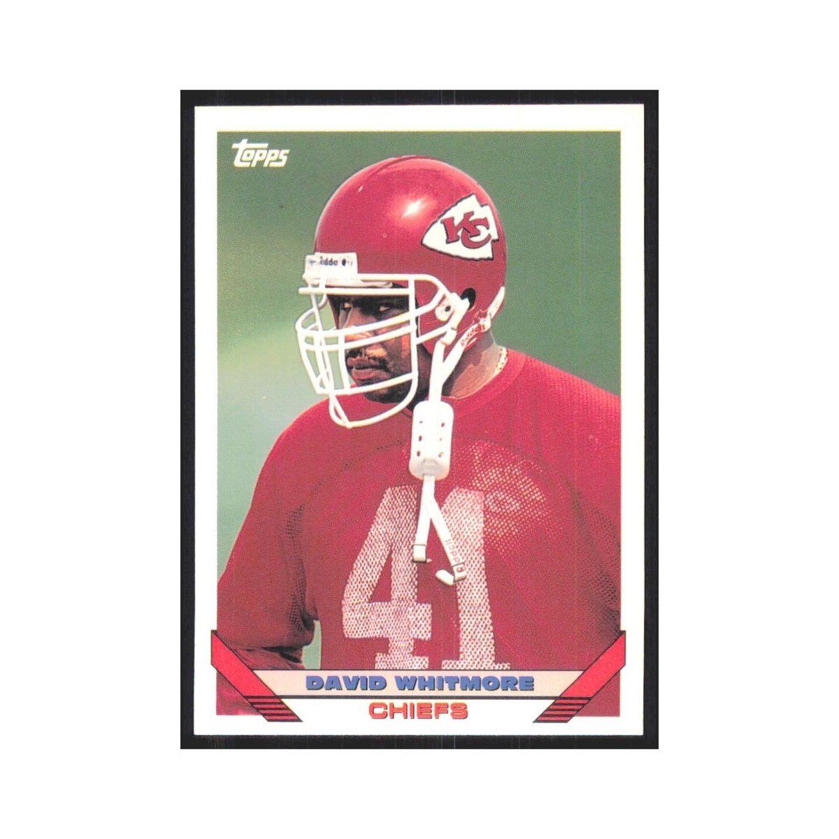 1993 Topps David Whitmore Chiefs #404