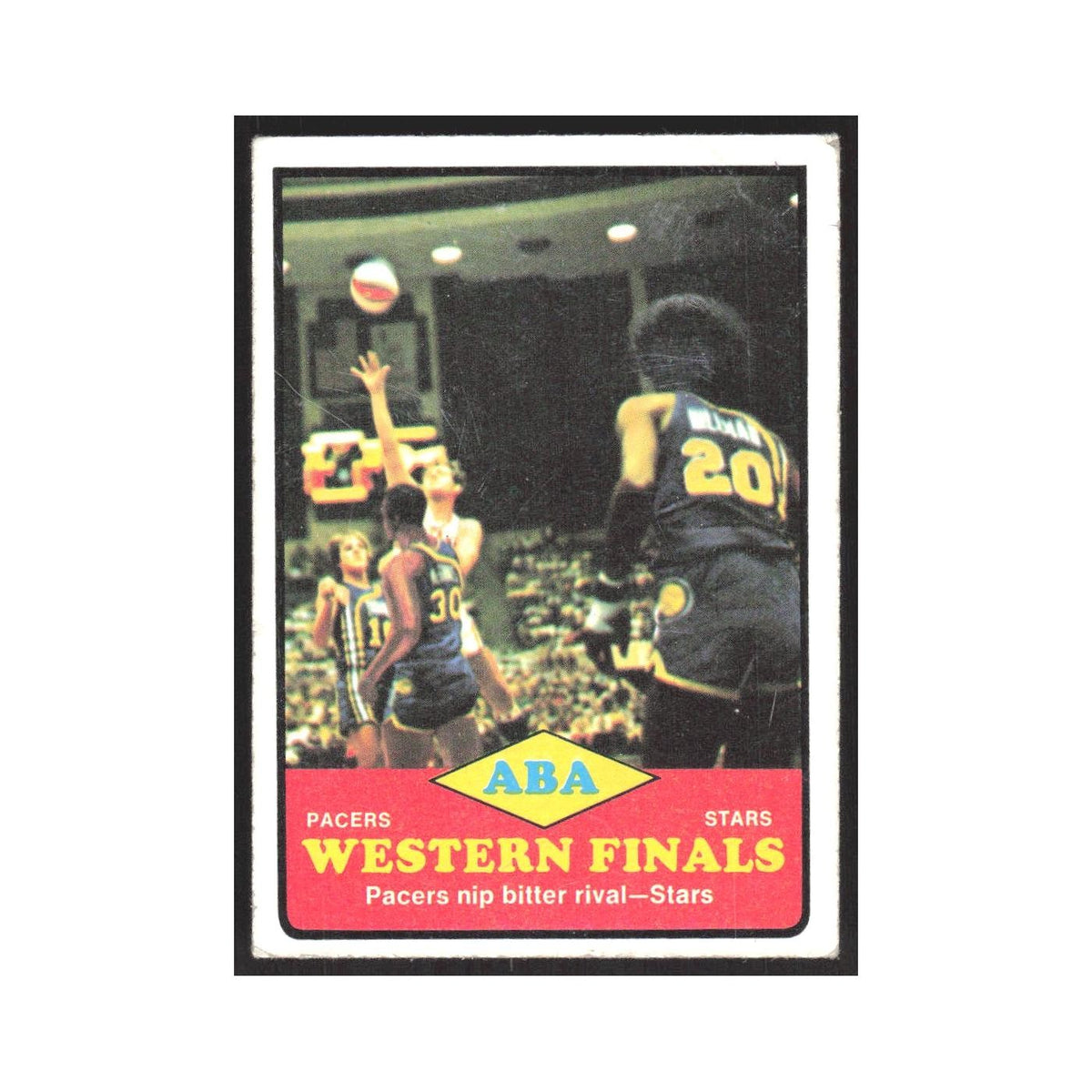 1973 Topps Pacers Stars ABA Western Semi Finals #206