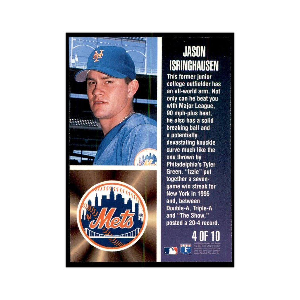 1996 Fleer Jason Isringhausen Baseball Cards #4
