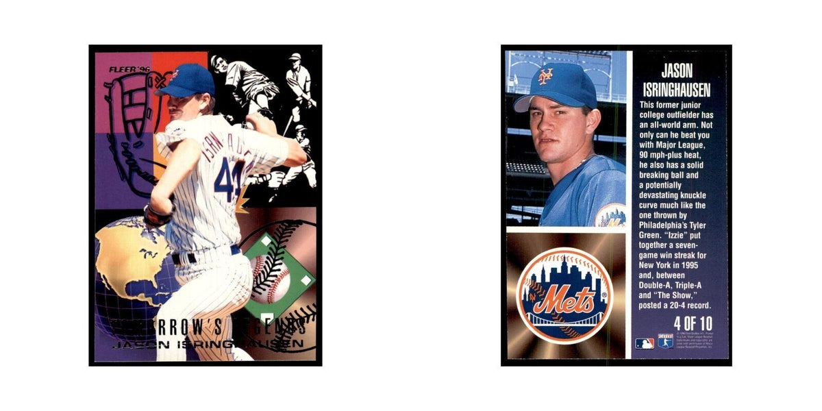 1996 Fleer Jason Isringhausen Baseball Cards #4