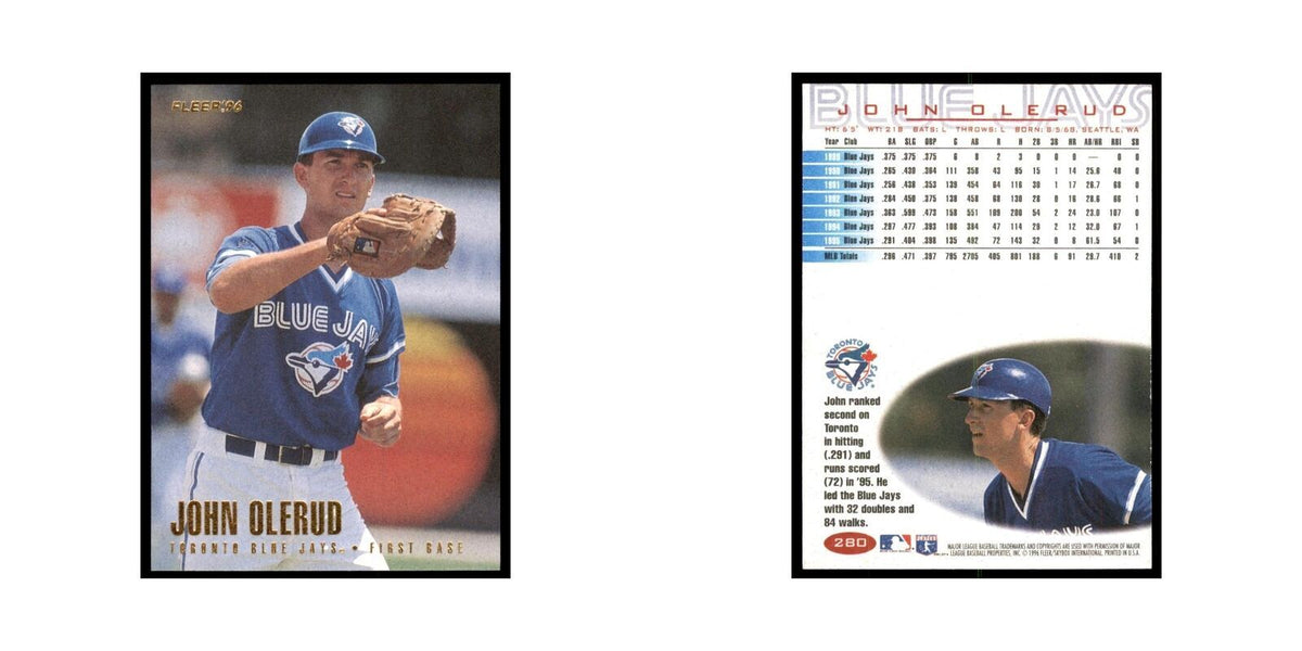 1996 Fleer John Olerud Baseball Cards #280