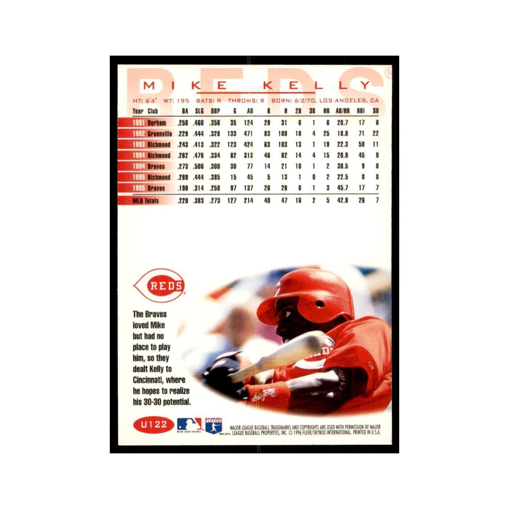 1996 Fleer Mike Kelly Baseball Cards #U122