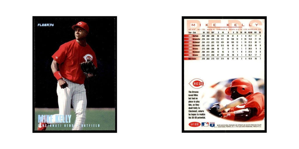 1996 Fleer Mike Kelly Baseball Cards #U122
