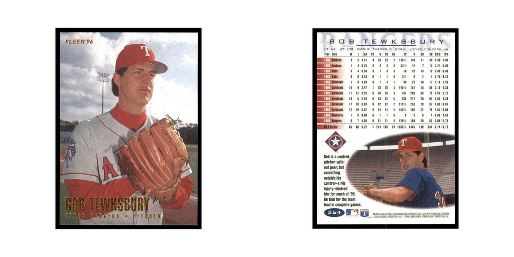1996 Fleer Bob Tewksbury Baseball Cards #264