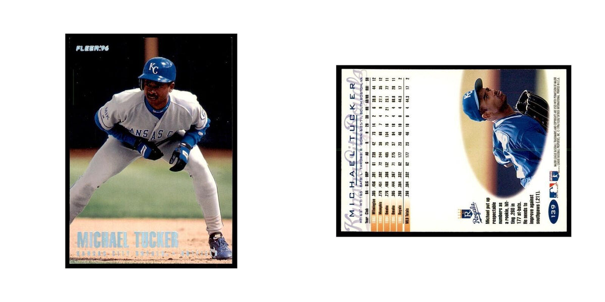 1996 Fleer Michael Tucker Baseball Cards #139
