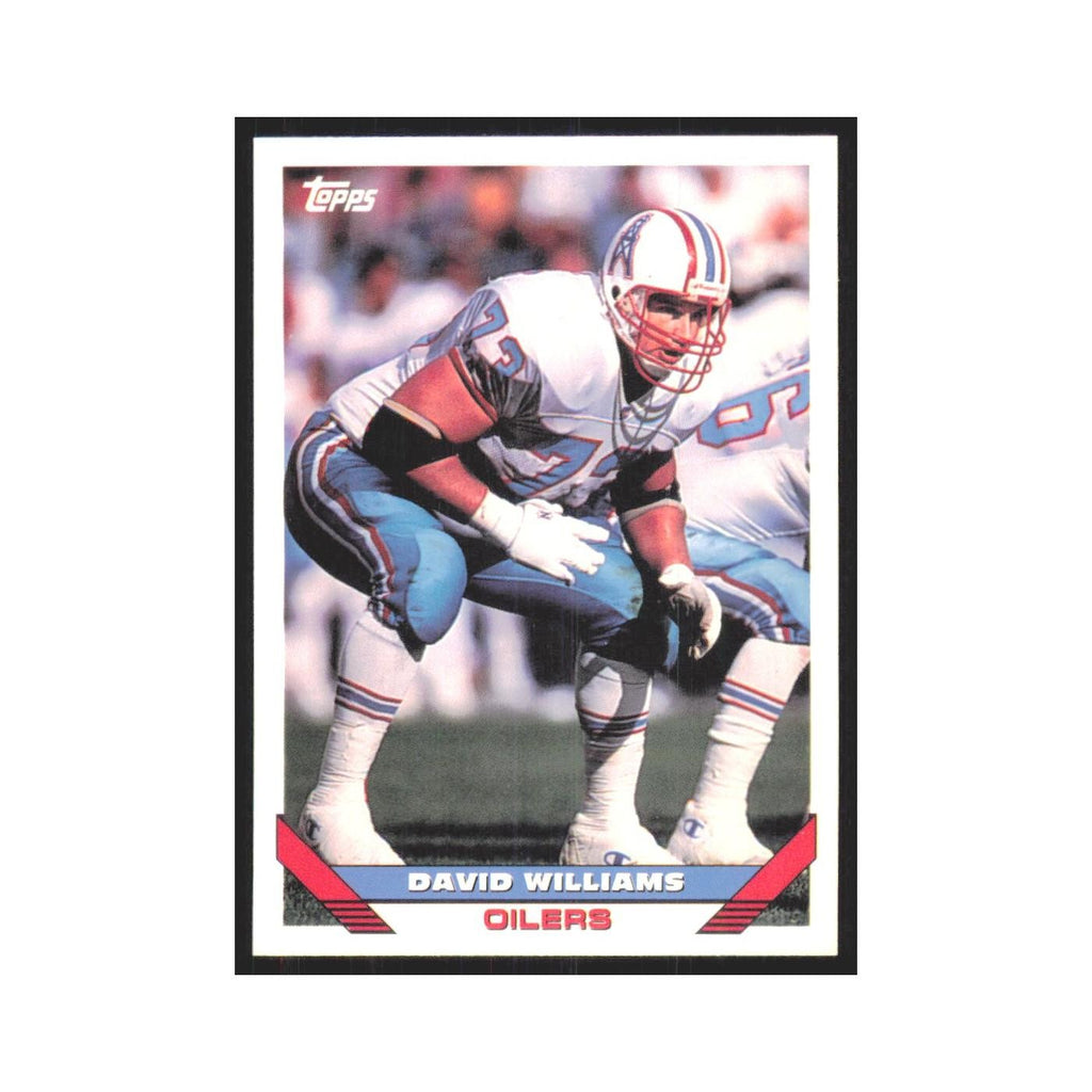 1993 Topps David Williams Houston Oilers #547