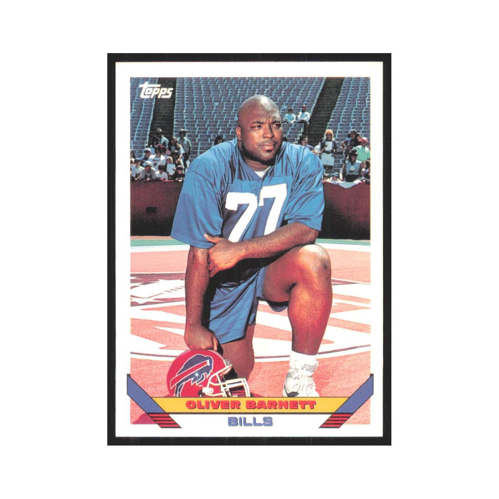 1993 Topps Oliver Barnett Bills #392