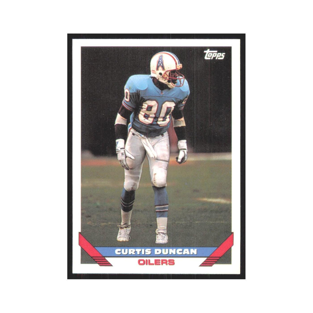 1993 Topps Curtis Duncan Houston Oilers #424