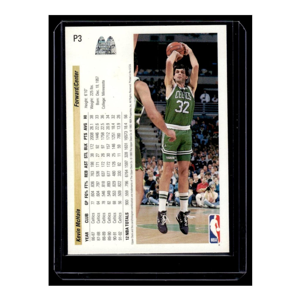 1992 Upper Deck Kevin Mchale Celtics #P3