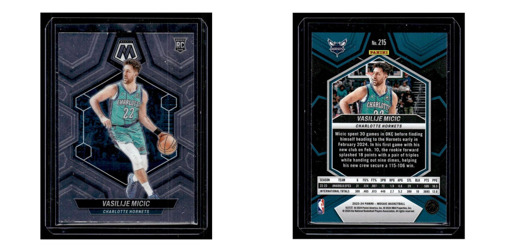 2023 Panini Mosaic Vasilije Micic RC Hornets #215