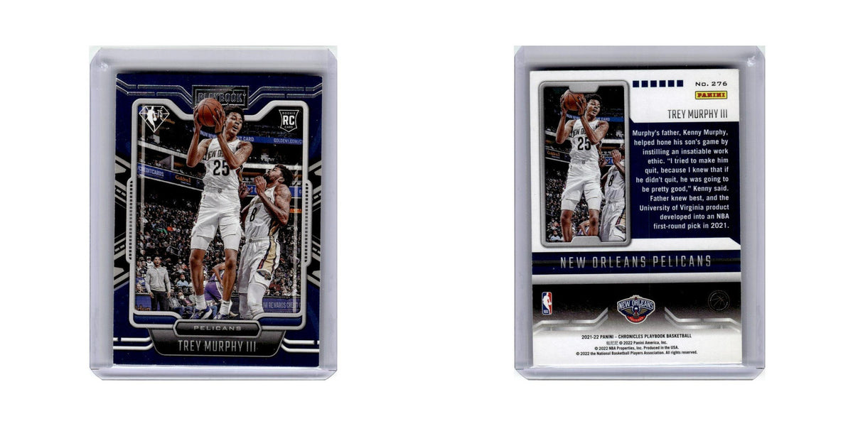 Trey Murphy III Rookie 2021 Panini Chronicles Playbook #276 Pelicans NM