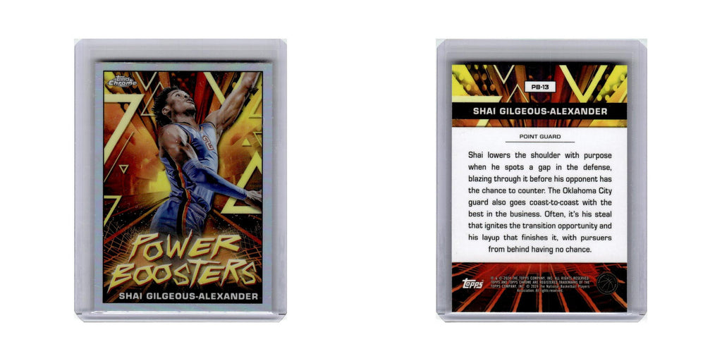 Shai Gilgeous-Alexander 2024 Topps Chrome Power Boosters #PB-13 NM
