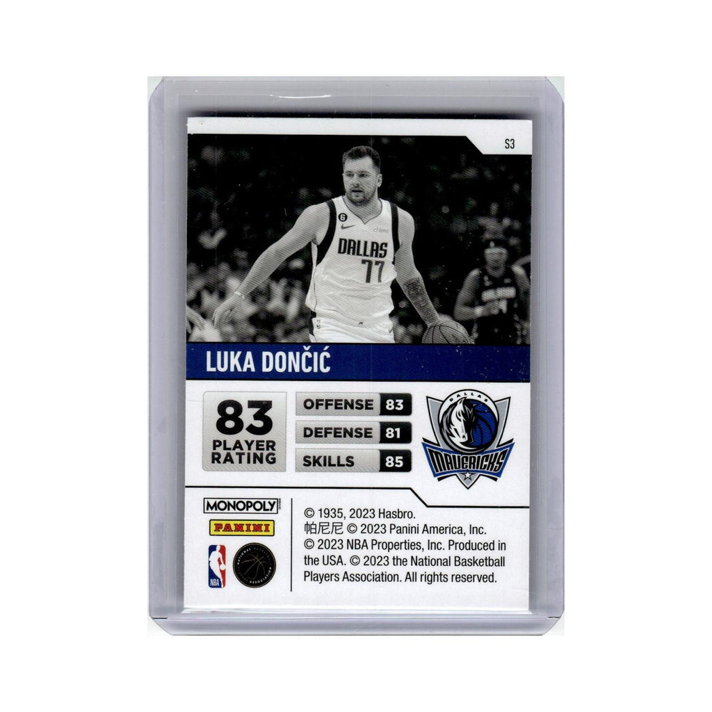 Luka Doncic 2022 Panini Prizm Monopoly Starter Deck #S3 Dallas Mavericks NM