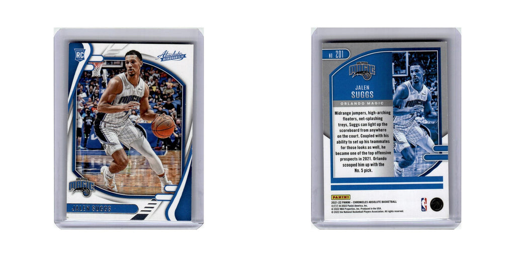 Jalen Suggs Rookie 2021 Panini Chronicles Absolute #201 Orlando Magic NM