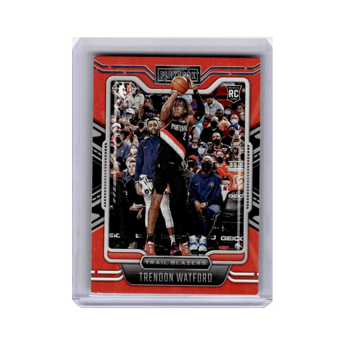 Trendon Watford Rookie 2021 Panini Chronicles Playbook #277 Blazers NM
