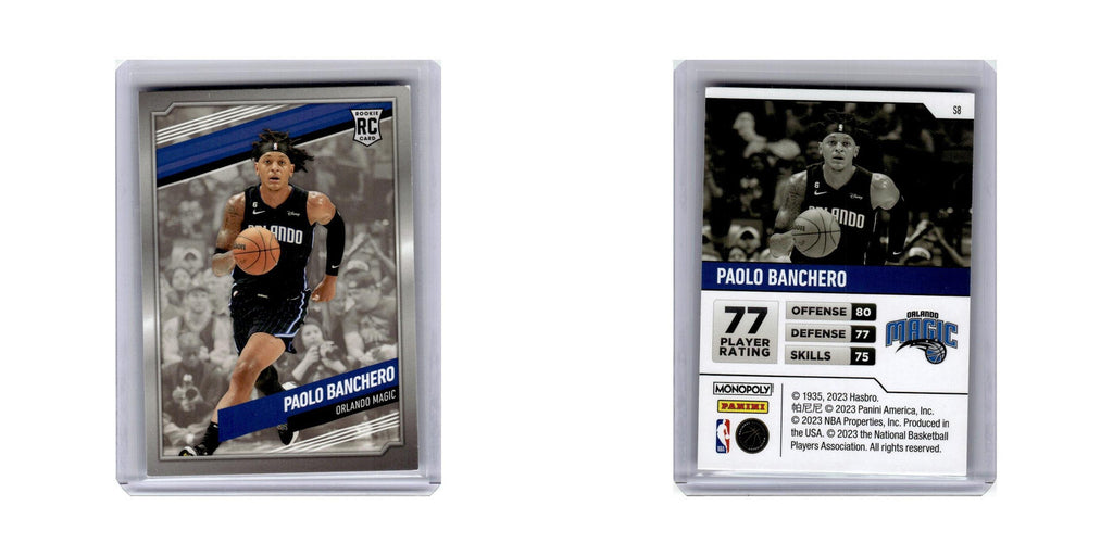 Paolo Banchero 2022 Panini Prizm Monopoly Starter Deck #S8 Orlando Magic NM