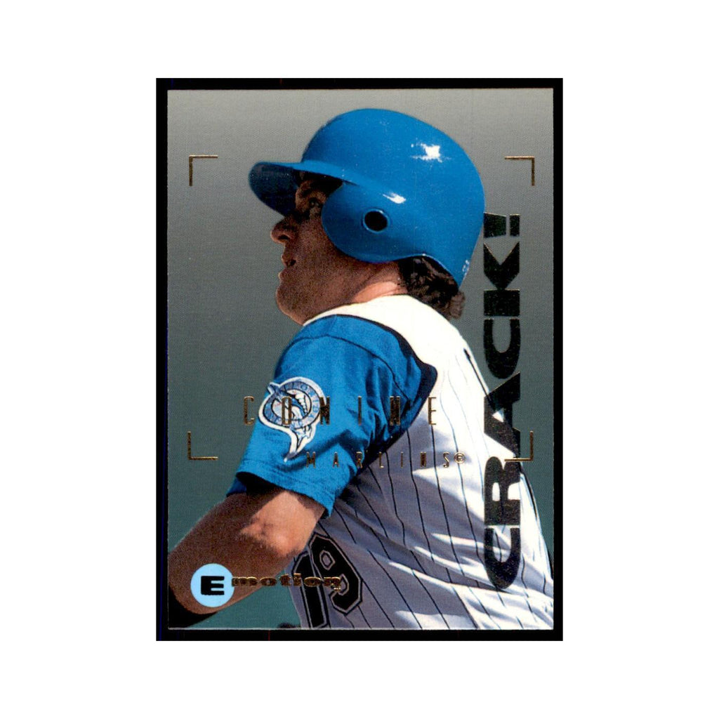 1995 Fleer Emotion Jeff Conine Baseball Cards #128