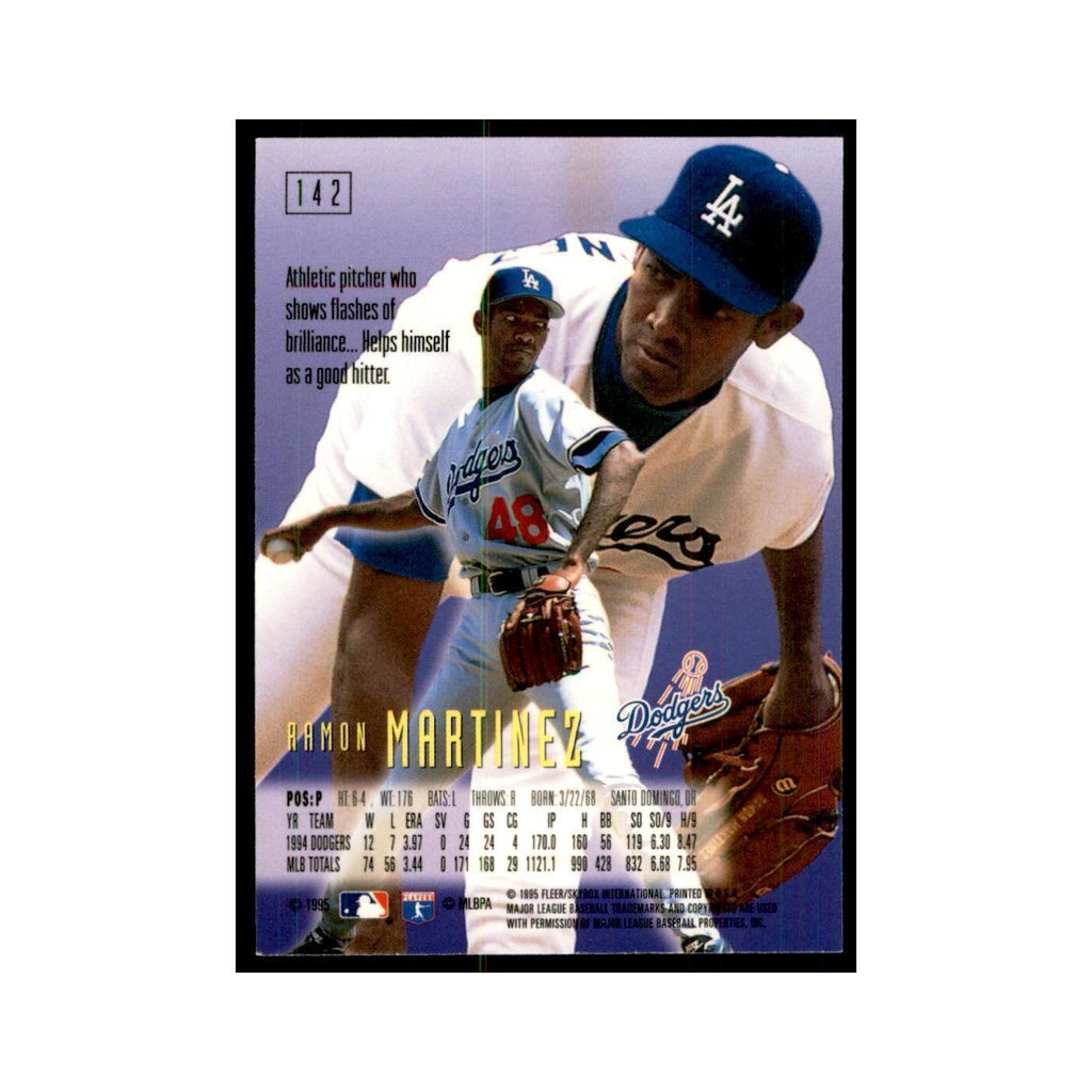 1995 Fleer Emotion Ramon Martinez Baseball Cards #142