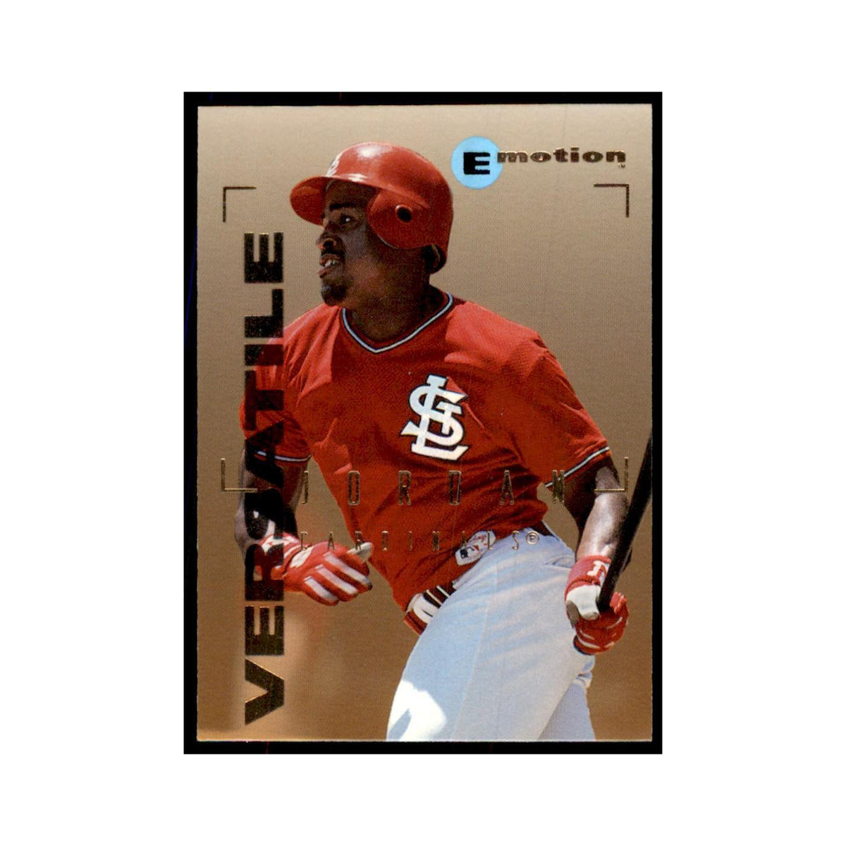 1995 Fleer Emotion Brian Jordan Baseball Cards #181