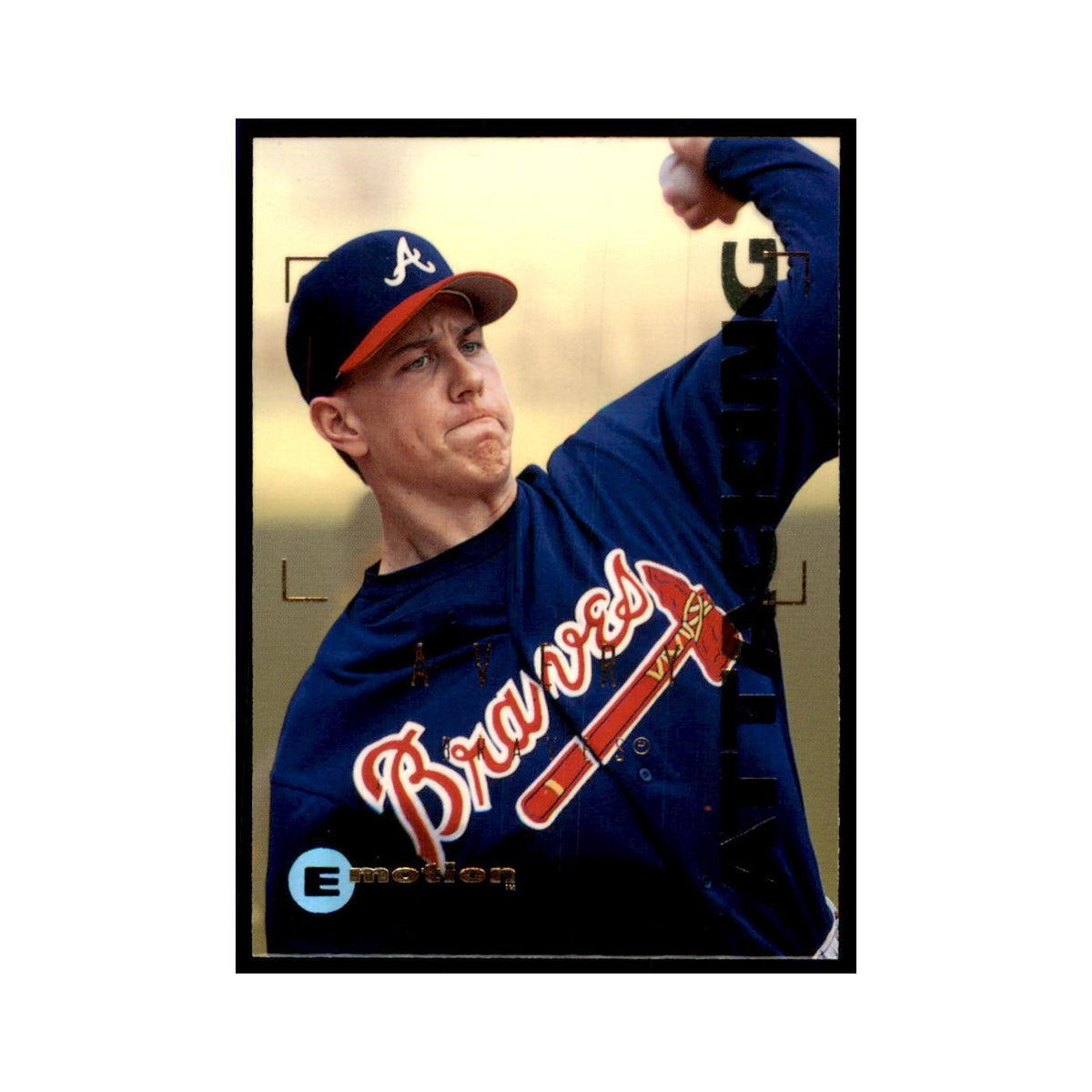 1995 Fleer Emotion Steve Avery Baseball Cards #99