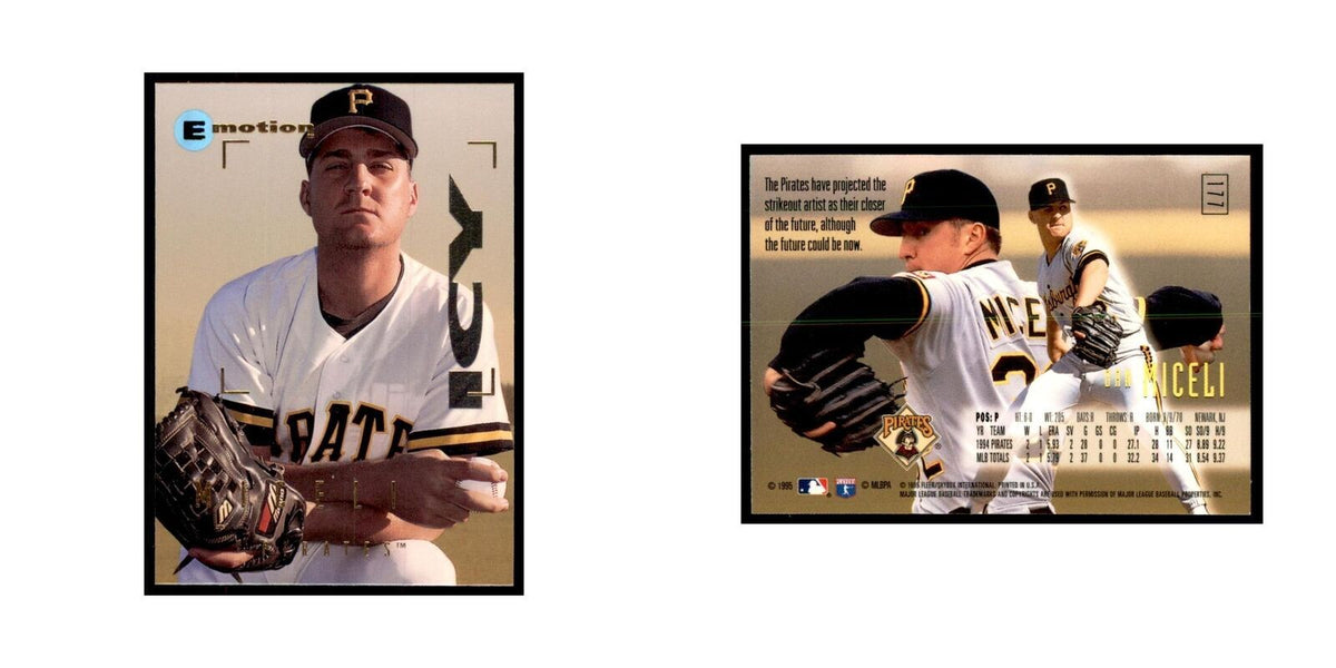 1995 Fleer Emotion Dan Miceli Baseball Cards #177
