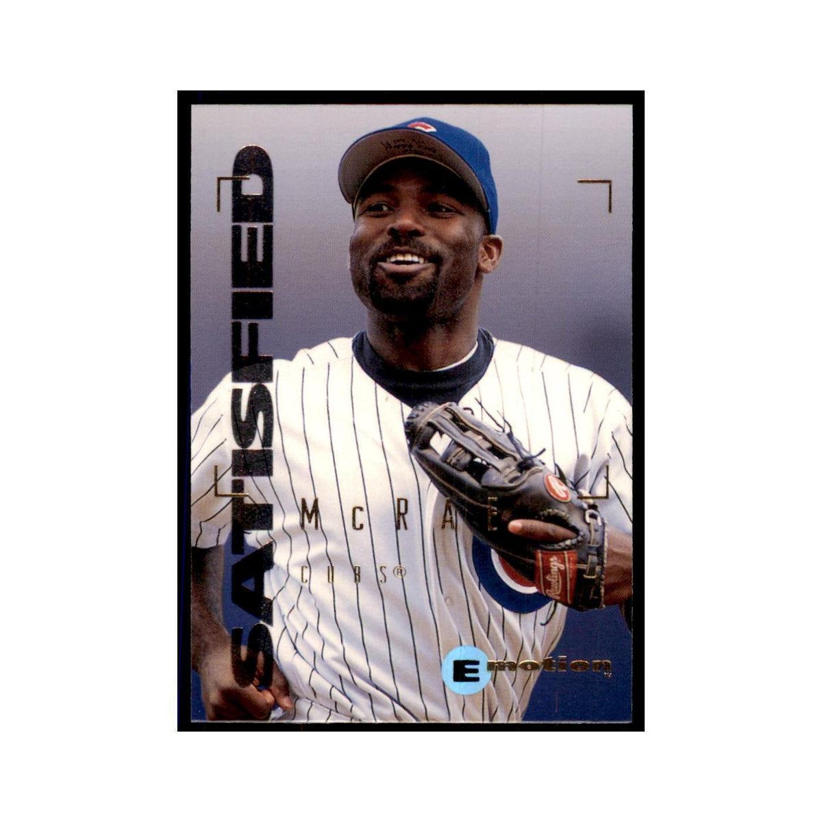 1995 Fleer Emotion Brian McRae Baseball Cards #111
