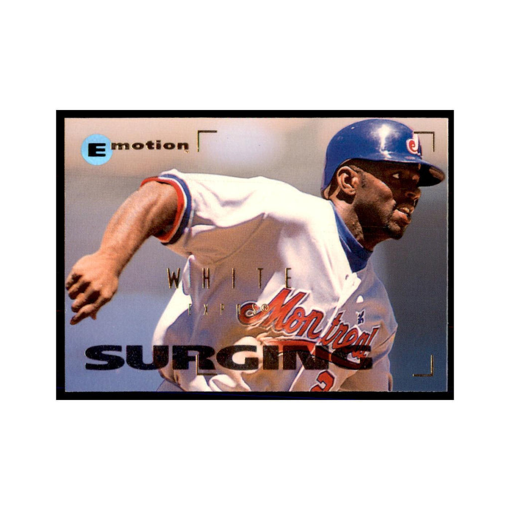 1995 Fleer Emotion Rondell White Baseball Cards #156