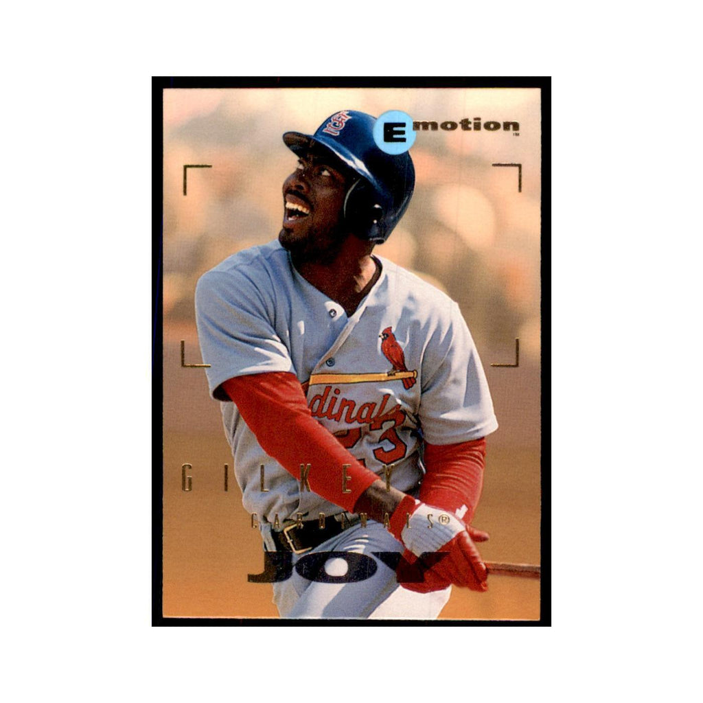 1995 Fleer Emotion Bernard Gilkey Baseball Cards #179