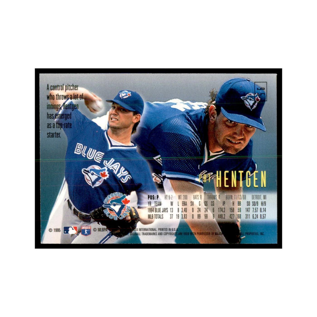 1995 Fleer Emotion Pat Hentgen Baseball Cards #95