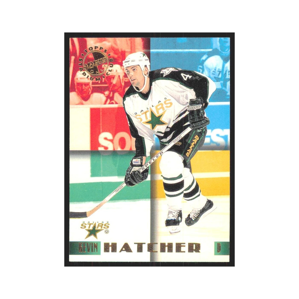 1995 Stadium Club Members Only Kevin Hatcher Dallas Stars #28