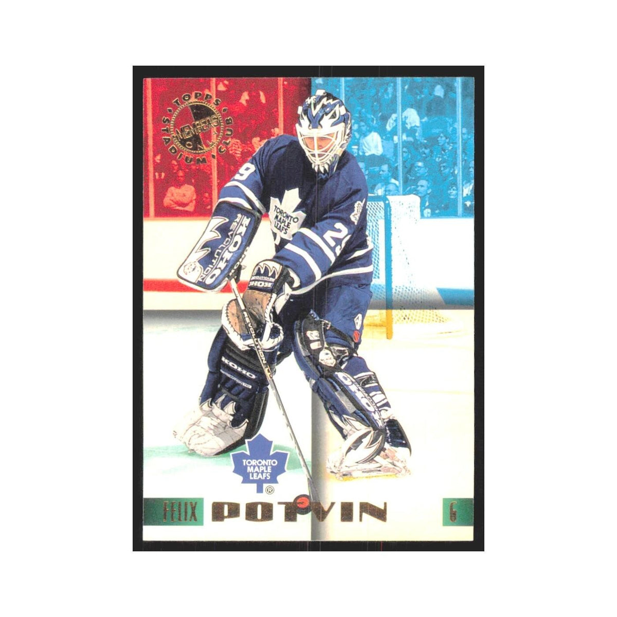 1995 Stadium Club Members Only Felix Potvin Toronto Maple Leafs #40