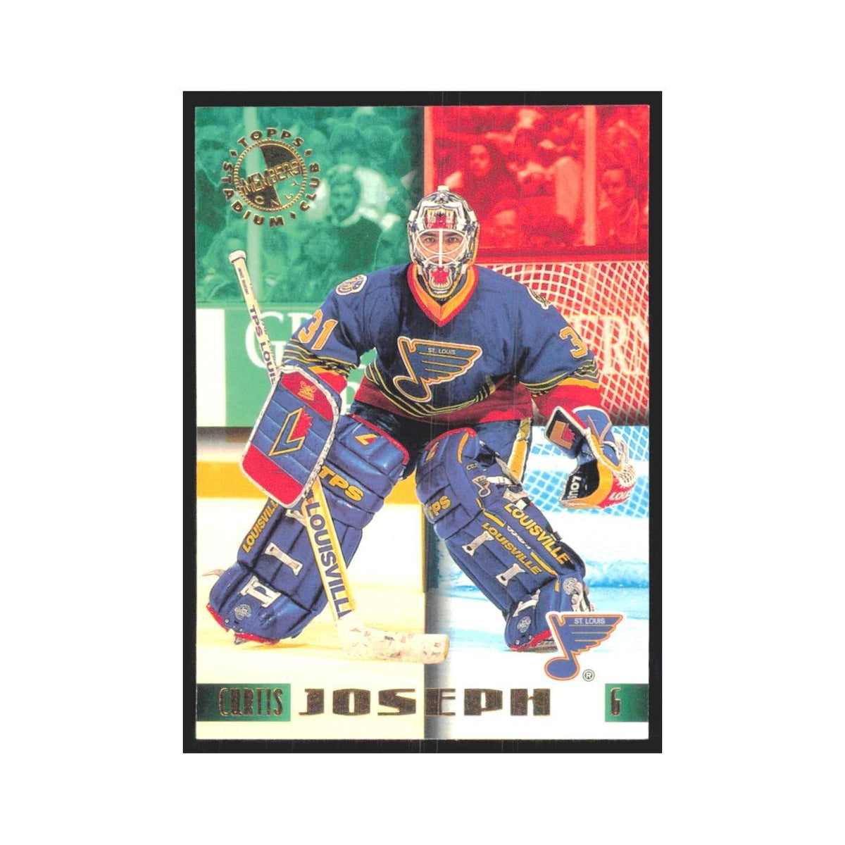 1995 Stadium Club Members Only Curtis Joseph St. Louis Blues #29