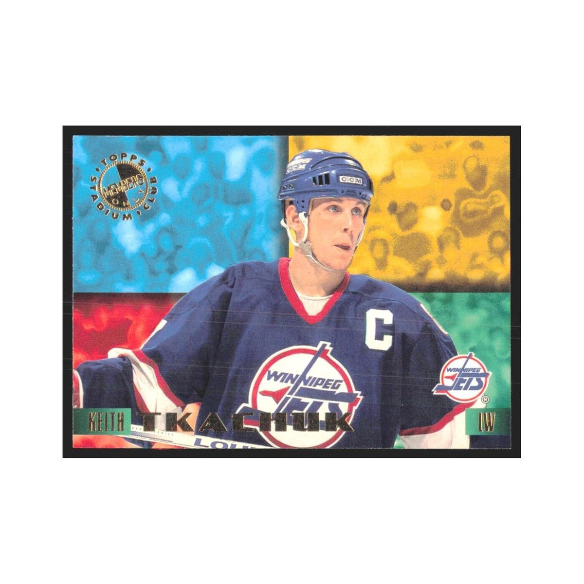 1995 Stadium Club Members Only Keith Tkachuk Winnipeg Jets #39