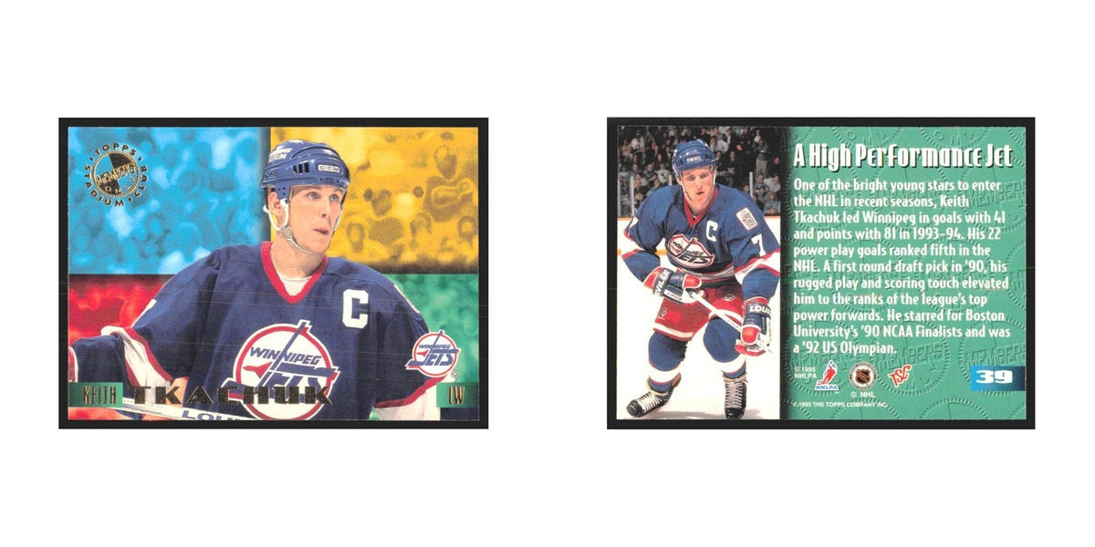 1995 Stadium Club Members Only Keith Tkachuk Winnipeg Jets #39