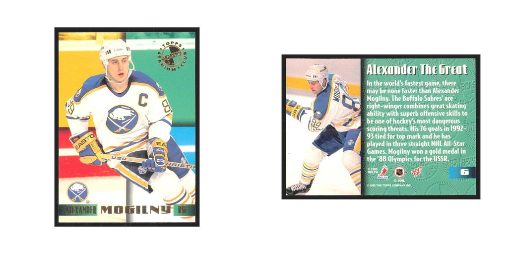 1995 Stadium Club Members Only Alexander Mogilny Buffalo Sabres #6