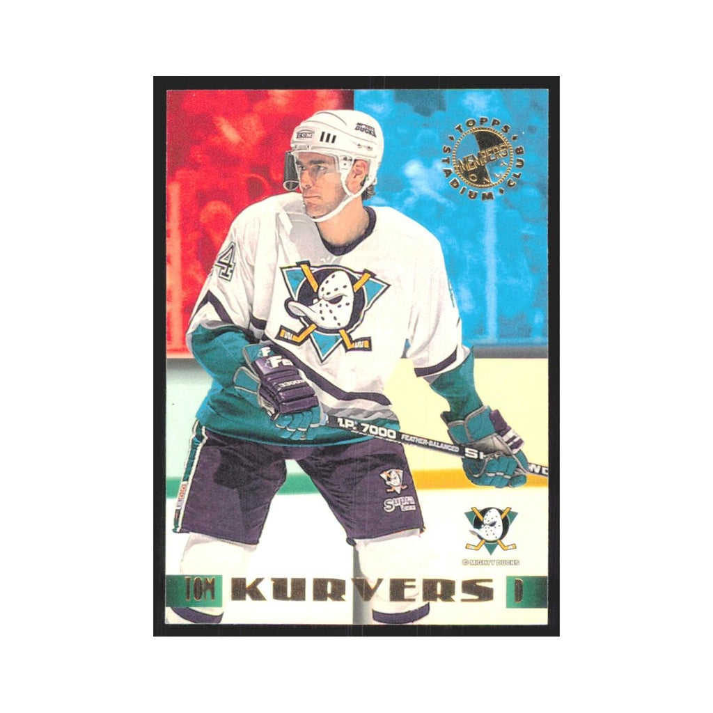 1995 Stadium Club Members Only Tom Kurvers Mighty Ducks of Anaheim #24