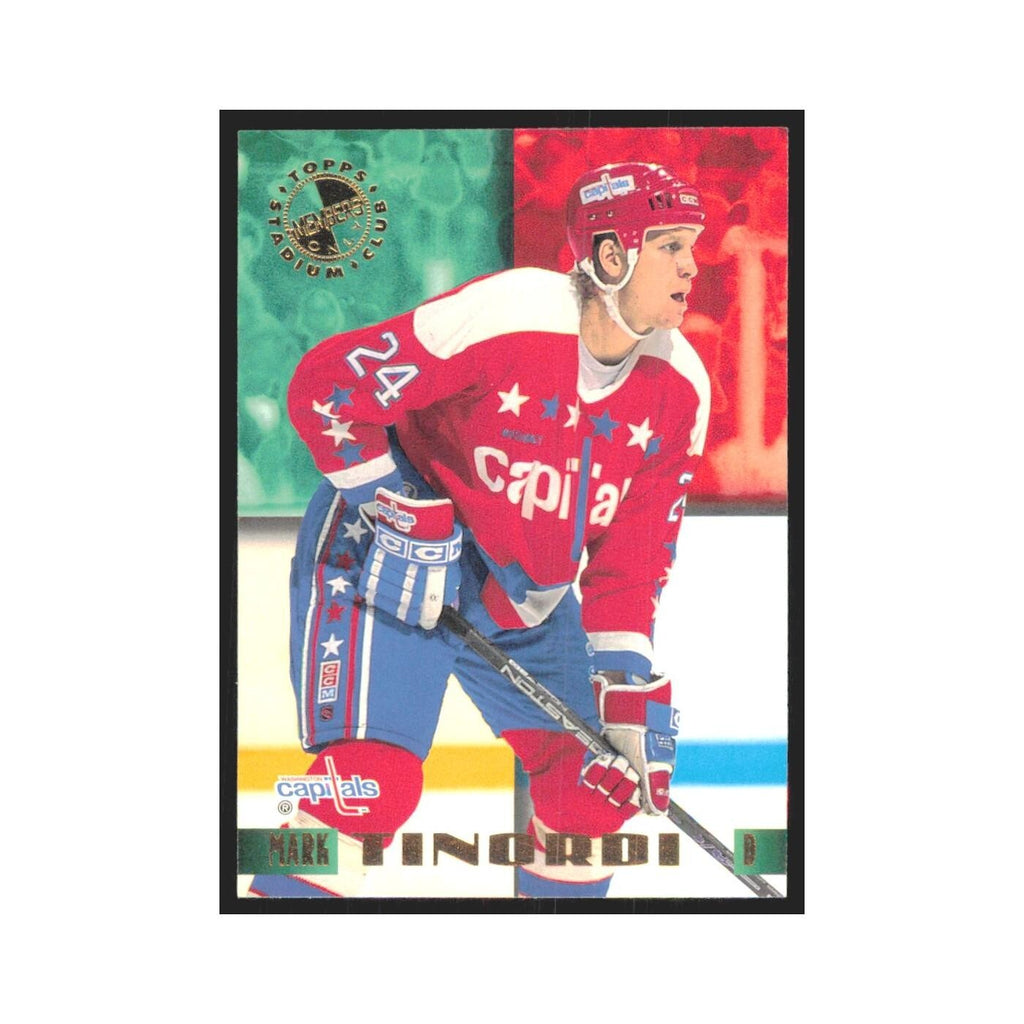 1995 Stadium Club Members Only Mark Tinordi Washington Capitals #21