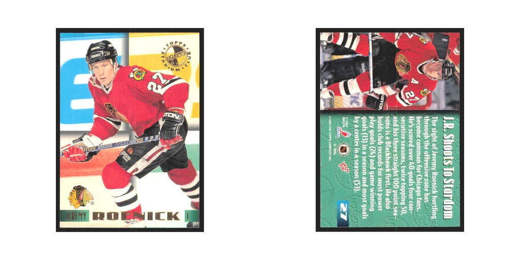 1995 Stadium Club Members Only Jeremy Roenick Chicago Blackhawks #27
