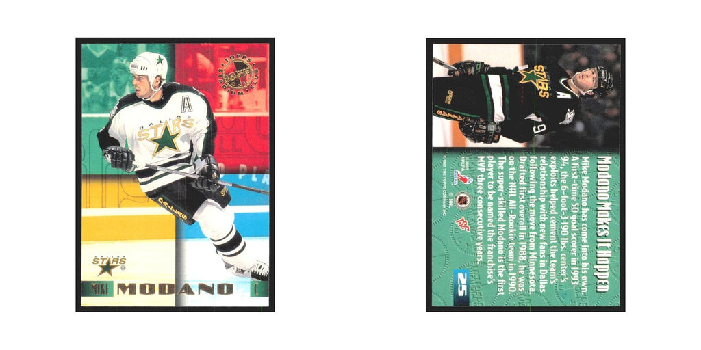 1995 Stadium Club Members Only Mike Modano Dallas Stars #25