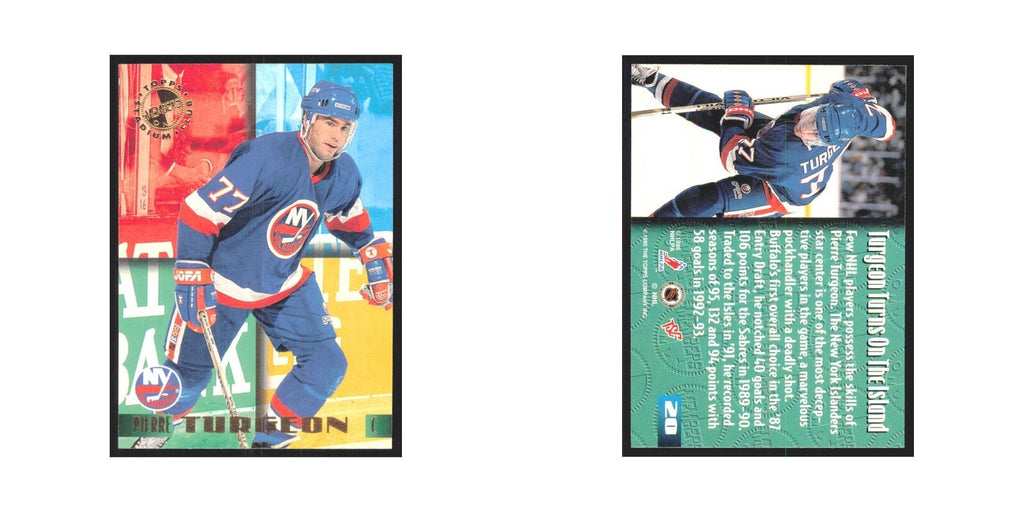 1995 Stadium Club Members Only Pierre Turgeon New York Islanders #20