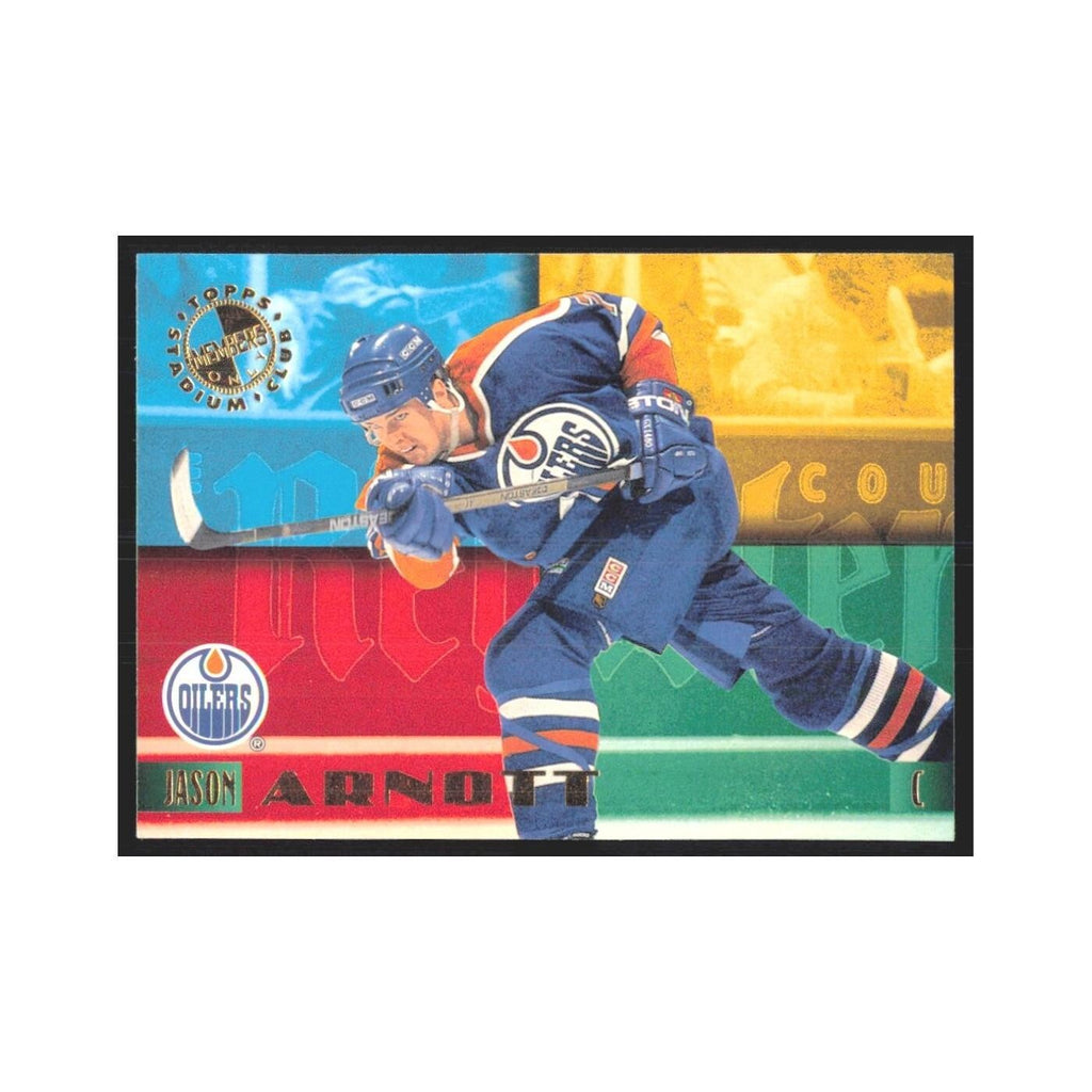 1995 Stadium Club Members Only Jason Arno Edmonton Oilers #31