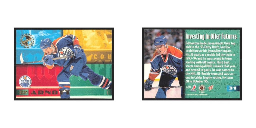 1995 Stadium Club Members Only Jason Arno Edmonton Oilers #31