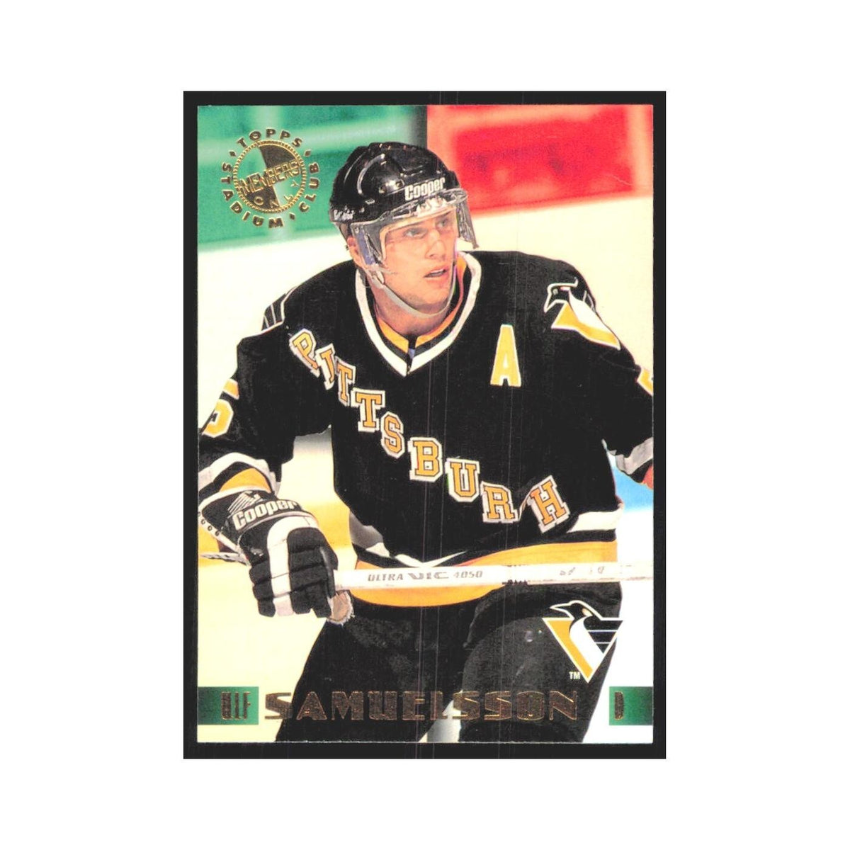 1995 Stadium Club Members Only Ulf Samuelsson Pittsburgh Penguins #17