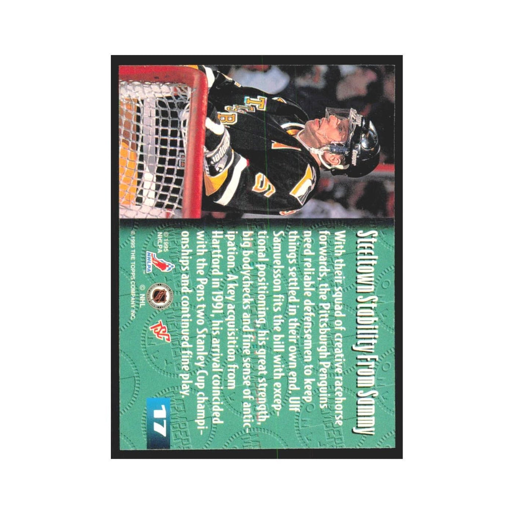 1995 Stadium Club Members Only Ulf Samuelsson Pittsburgh Penguins #17