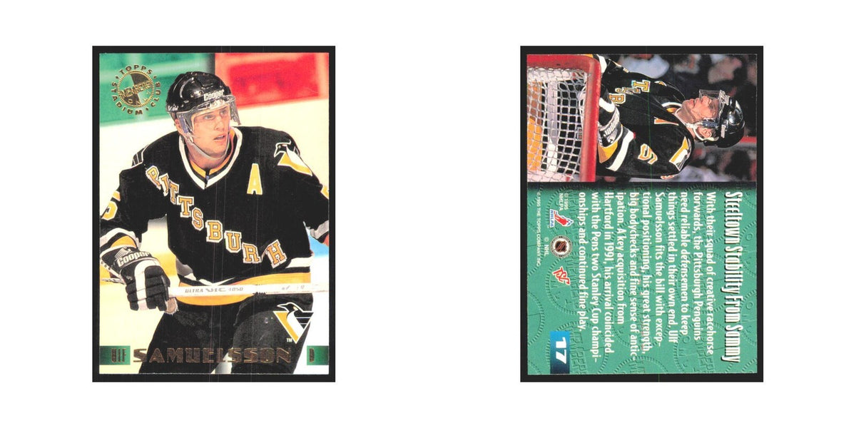 1995 Stadium Club Members Only Ulf Samuelsson Pittsburgh Penguins #17