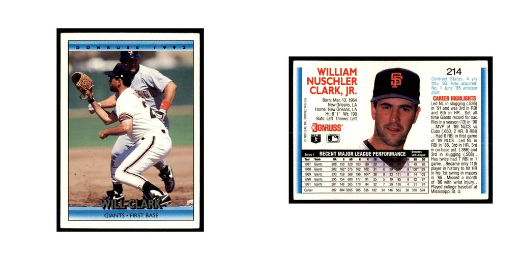 1992 Donruss Walt Weiss Baseball Cards #214