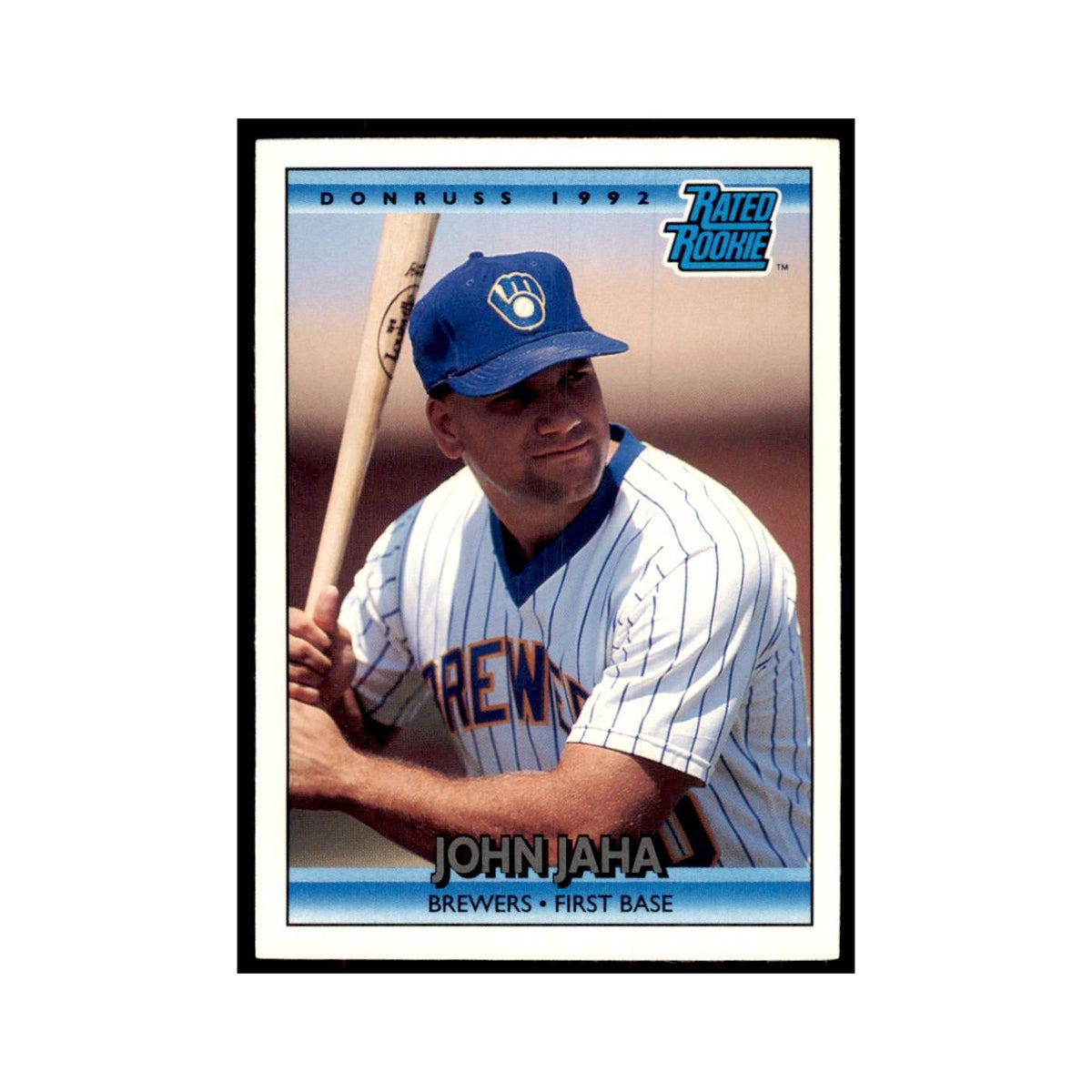 1992 Donruss John Jaha Baseball Cards #398