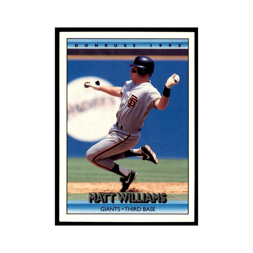 1992 Donruss Matt Williams Baseball Cards #135