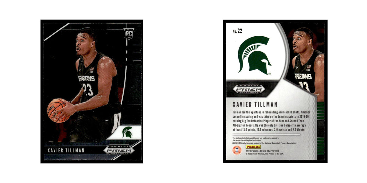 Xavier Tillman Rookie 2020 Panini Prizm Draft Picks #22 NM