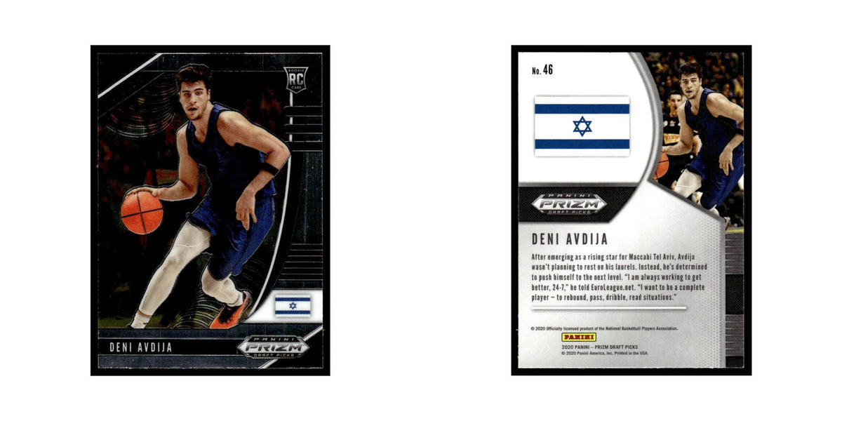 Deni Avdija Rookie 2020 Panini Prizm Draft Picks #46 Maccabi Electra Tel Aviv NM